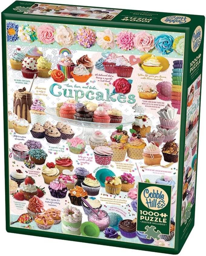 Tijd voor Cupcakes - puzzel van 1000 stukjes