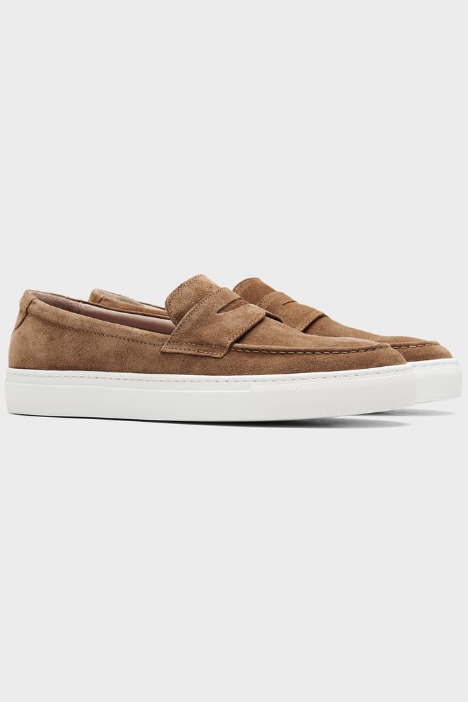 No Label Melbourne Suede Taupe Taglia: 46 | Mocassini Outlet | Uomo | Nero
