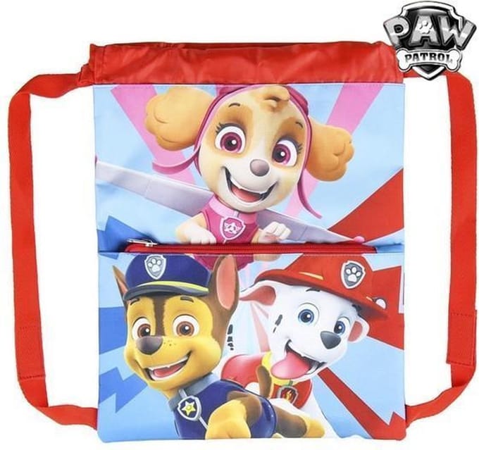 Kinderrugzak The Paw Patrol Blauw Rood