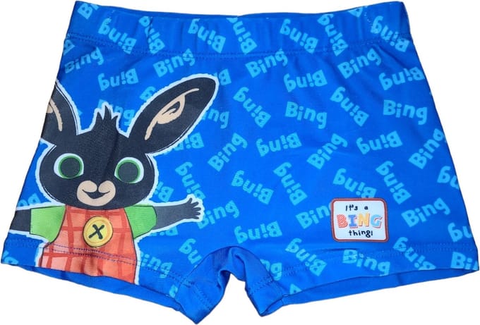 Bing Zwembroek – Blauw – Maat 104/110 (ook 92/98 beschikbaar)