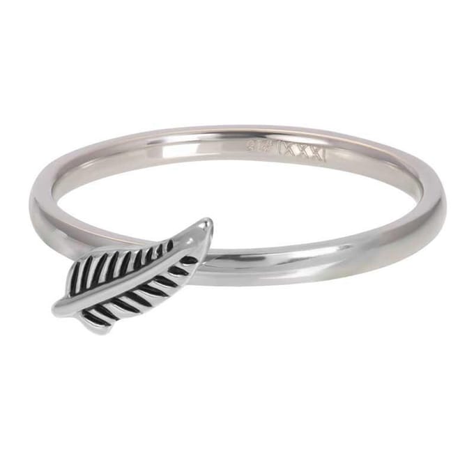 iXXXi Vulring Symbol Feather Zilver | Maat 17 (gewone ringmaat 19)
