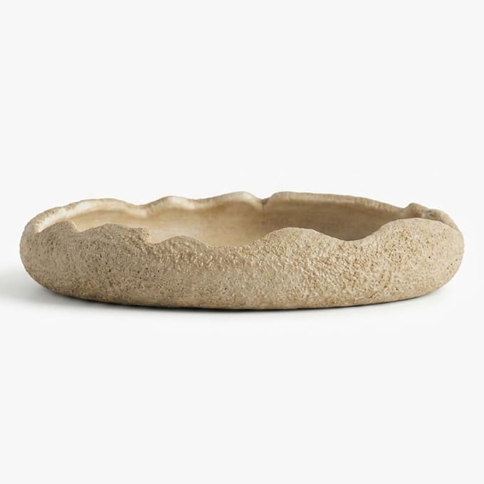 Arc Schaal Aardewerk - Beige - ⌀ 30 cm