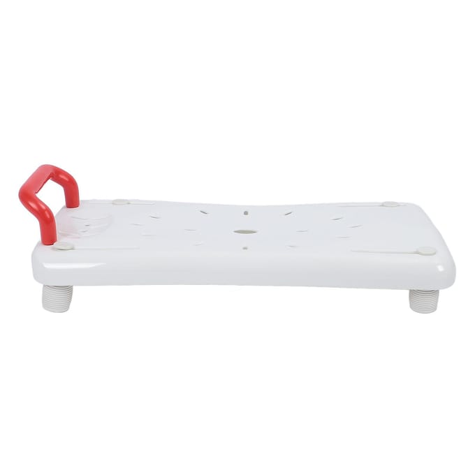 Planche de Bain Banc de Transfert de Baignoire Confortable Banc de Douche de Baignoire Portable pour Personnes Âgées white