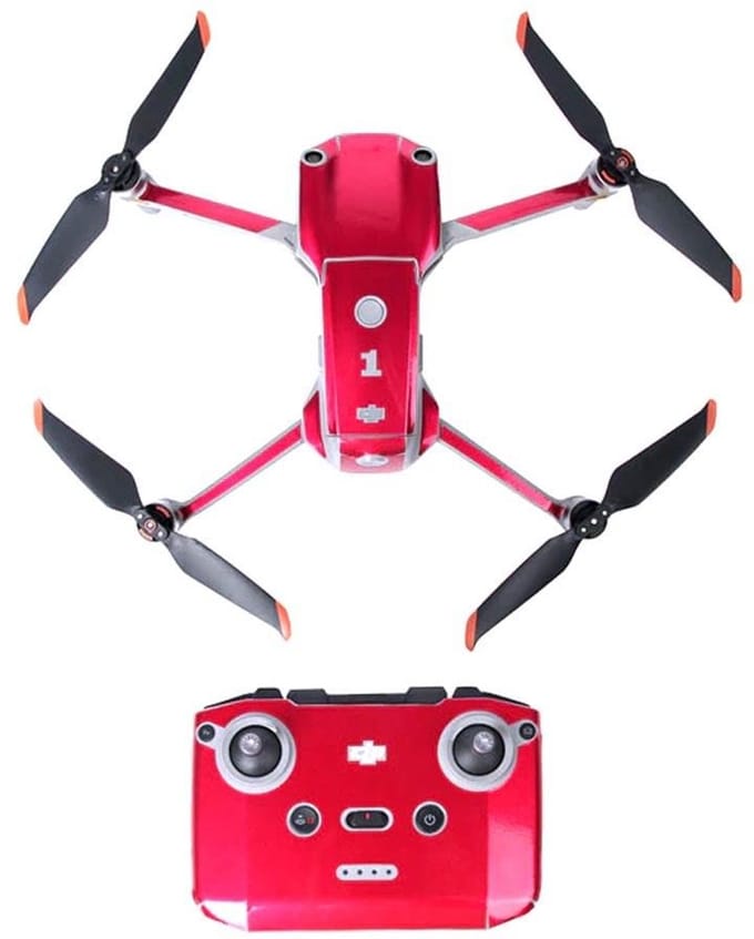 Protective Skin voor DJI AIR 2S - BRIGHT RED