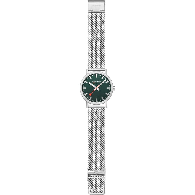 Mondaine M660.30360.60SBJ - Horloge - Mesh - Groen - 40mm