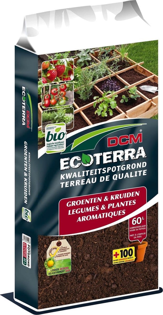 DCM ECOTERRA GROENT/KRUID 60L