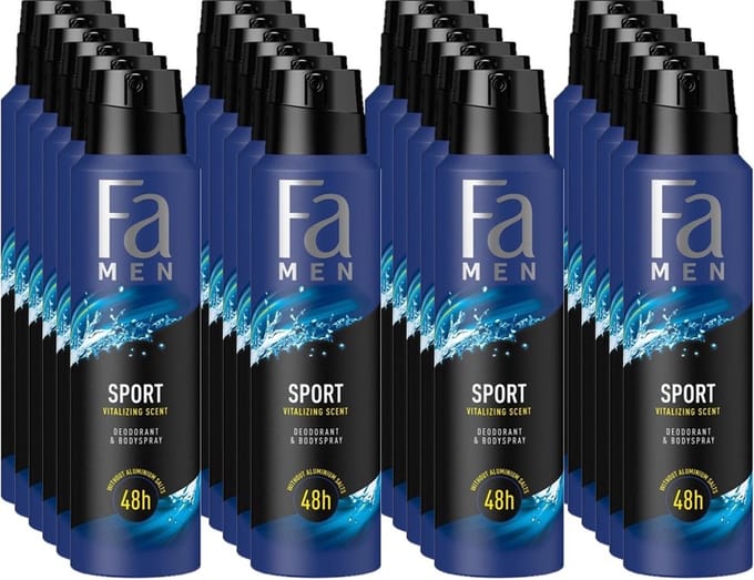 FA Deospray Sport 150 ml - Voordeelverpakking 24 stuks