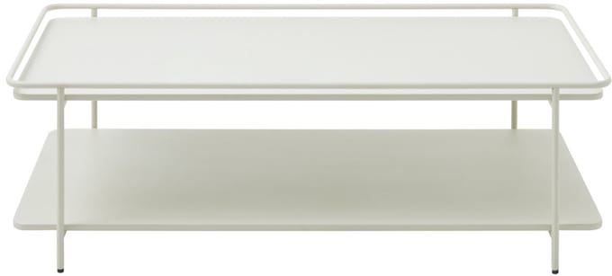 Giga Living Salontafel Yuba - Wit Metaal - 110x55x34,3cm