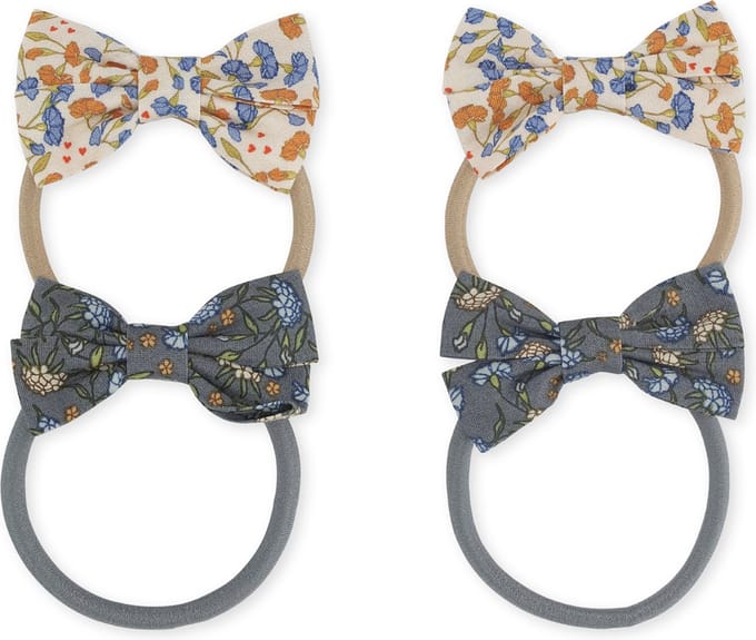 Konges Sløjd 4-Pack Hair Elastics Bow | Nuit De Fleurs*