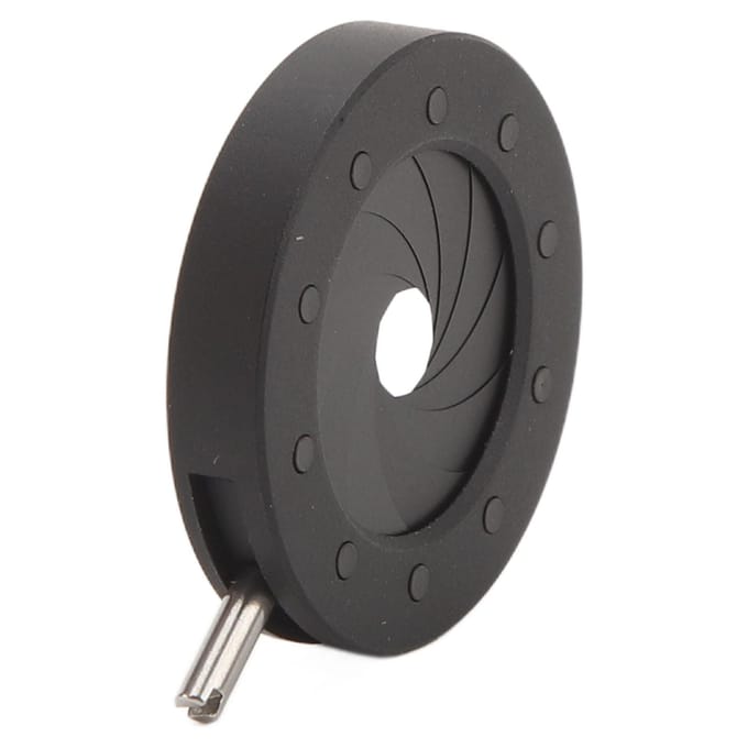 Verstelbaar Irisdiafragma 1 tot 16 mm Aluminiumlegering Irisdiafragma Adapter voor black