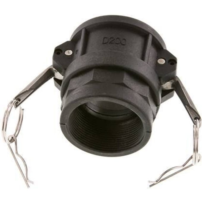 Camlock DN 50 (2'') Koppeling PolypropyleenRp 2'' met binnendraad Type D MIL-C-27487