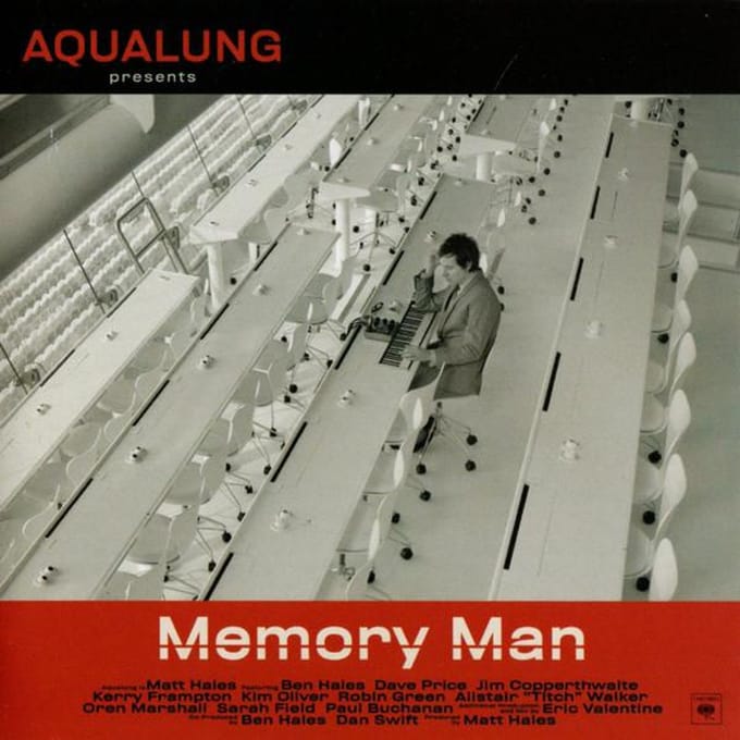 CD AQUALUNG - Memory Man 82876807232 Columbia 2007 VS Dans & Electronica Gebruikt gray