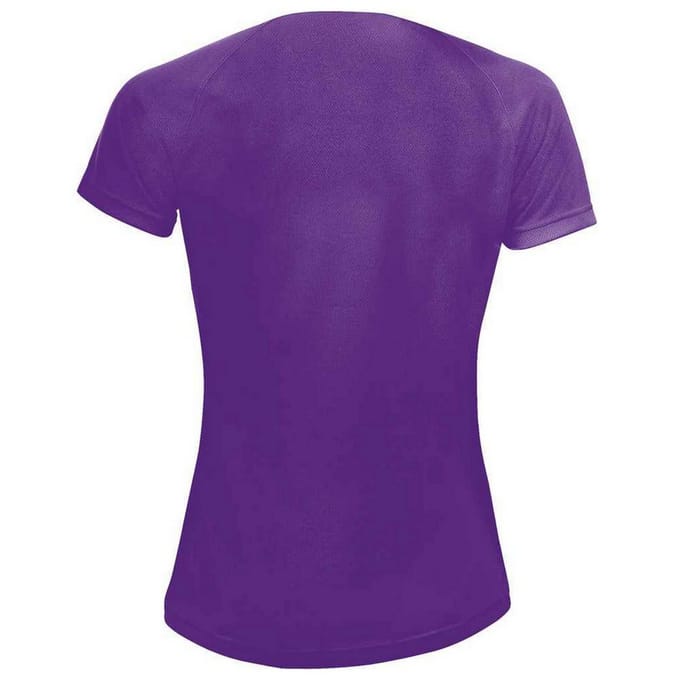 SOLS Dames/Dames Sportief Raglan T-shirt (Donkerpaars)