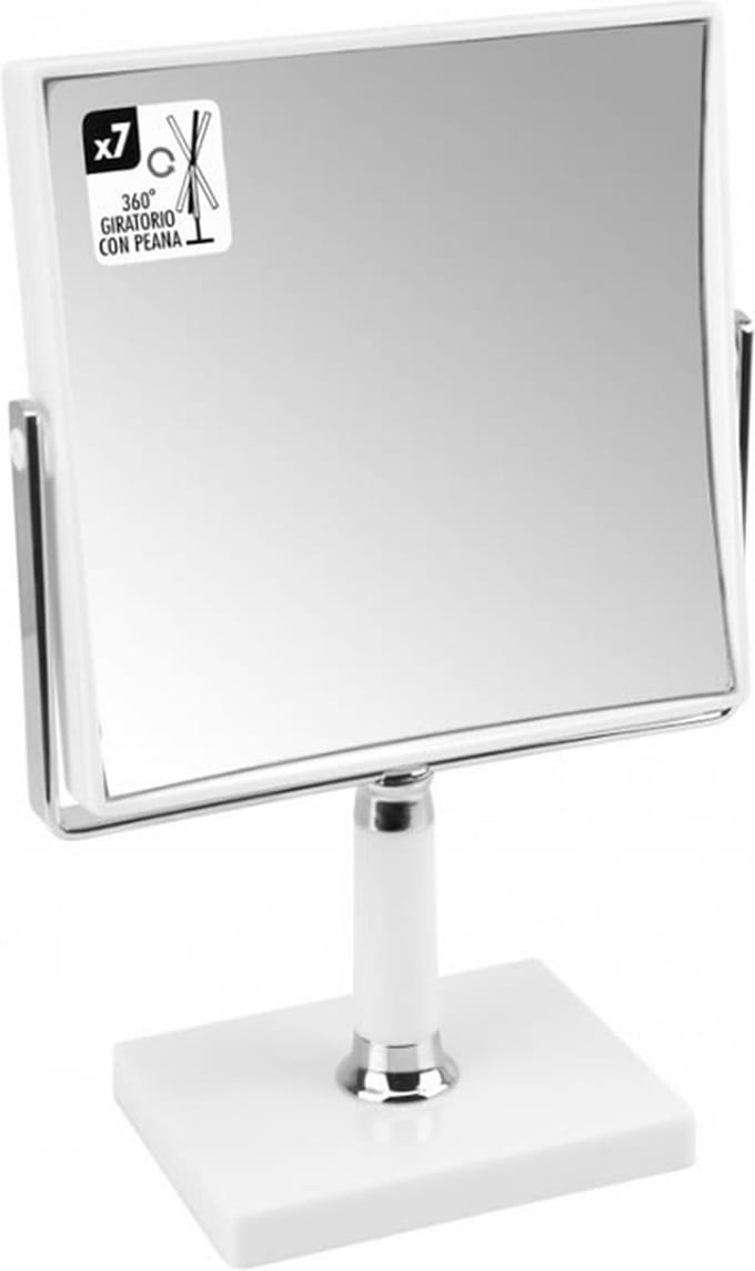 Beter 14310 Mirror With Foot, Rotatable And Foldable, 7-way Magnification, 14.5
