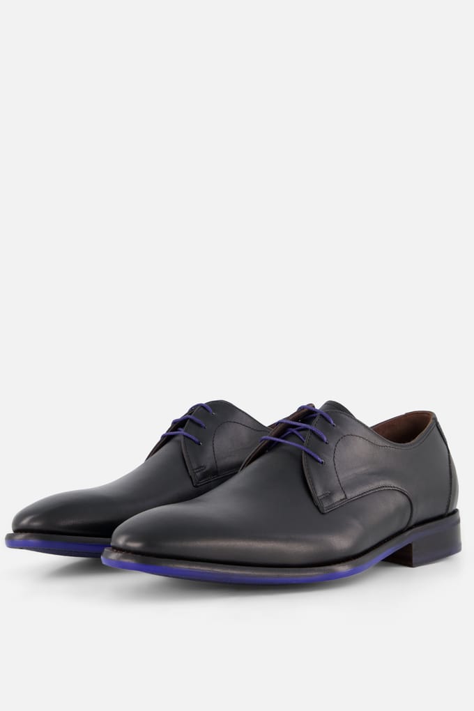 Floris van Bommel Floris van Bommel Netter veterschoenen zwart