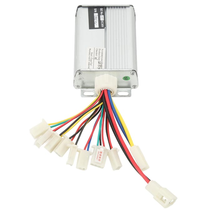 Elektrische Fiets Geborstelde Motor Controller 36V 1000W Snelheidsregeling Set Kit voor Scooter white