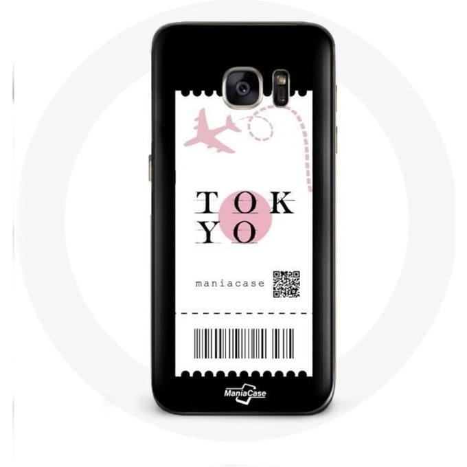 Samsung Galaxy S7 hoesje Tokyo Japan vliegticket