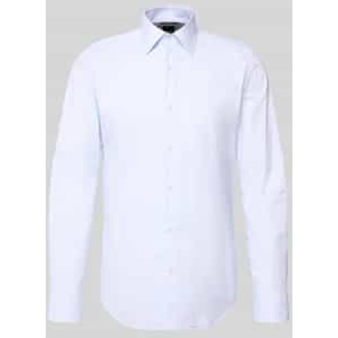 slim fit zakelijk overhemd met kentkraag model 'P-HANK-K'