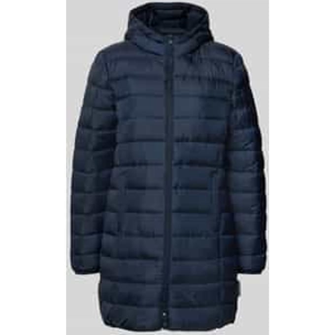 Tom Tailor Denim - Lichtgewicht gewatteerde jas met capuchon - Maat XS - sky captain blue