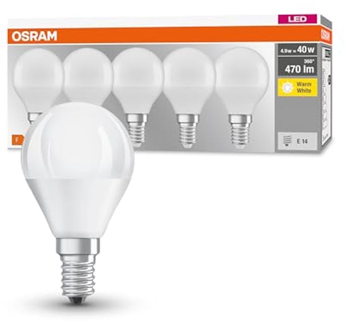 LED Lamp E14 | Warm Wit 2700K | 5.5W | Dimbaar en Niet Dimbaar | Energieklasse A+