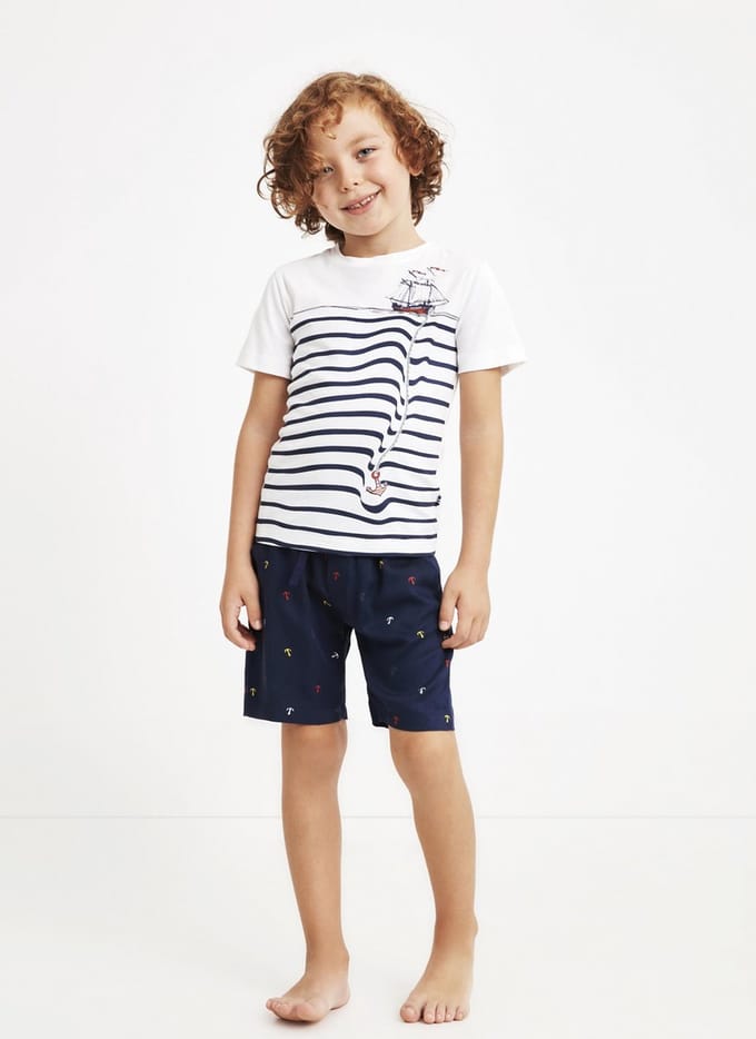 Nautica - Kinderen Pyjama Short Set - 3/4