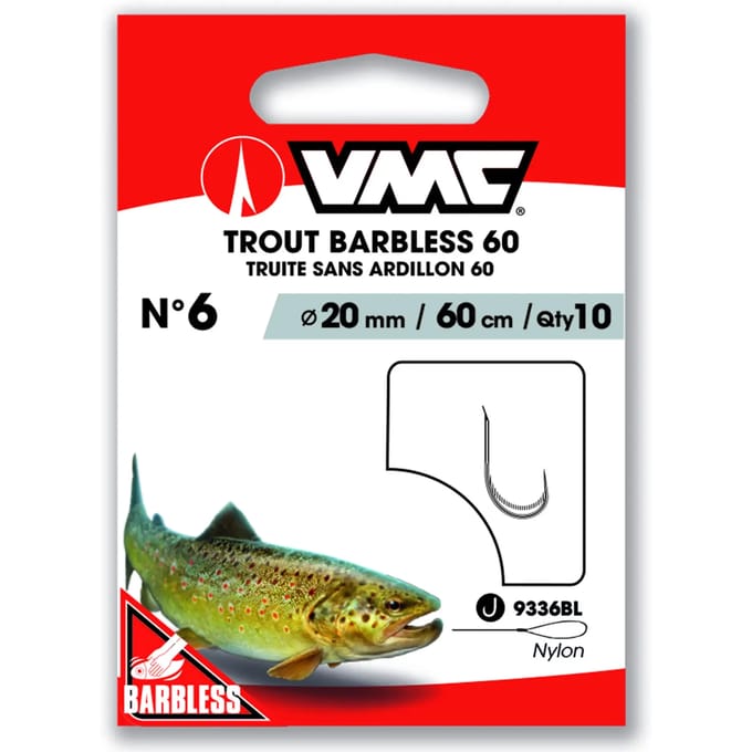 Haak VMC Trout Barbless 60 (x10)