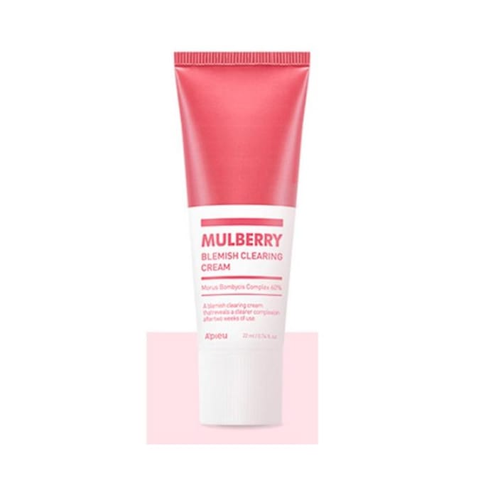 A'PIEU Mulberry Blemish Clearing Special Set (Ampul 50mL + Crème 22mL) red