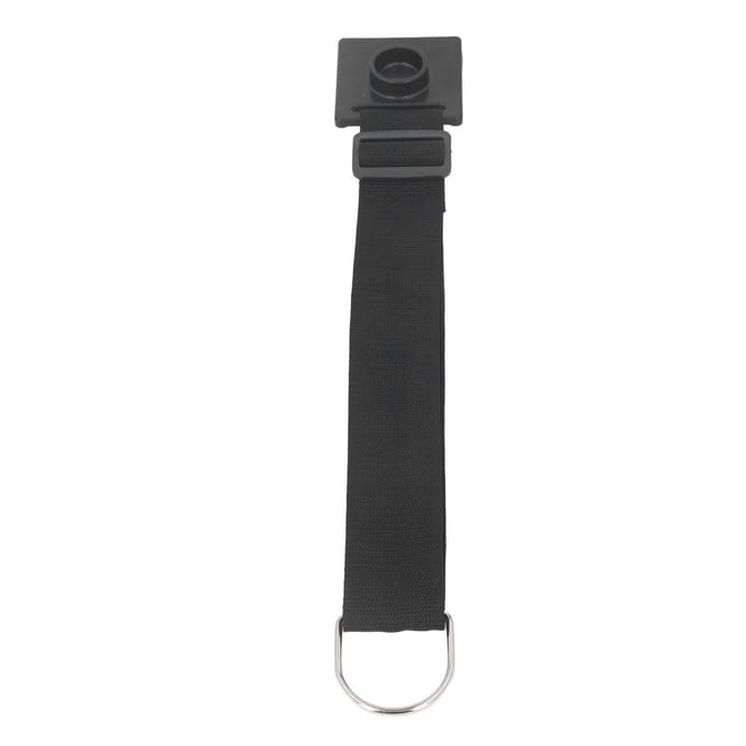 Cello Antislipapparaat Verstelbare Draagbare Cello Riemhouder met D-ring Stopper Dikke Spons black