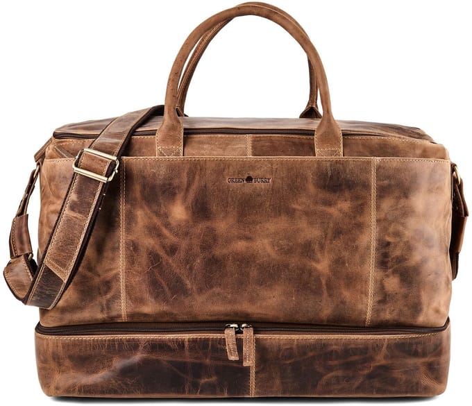 GREENBURRY reistas Vintage Traveller Brown bruine