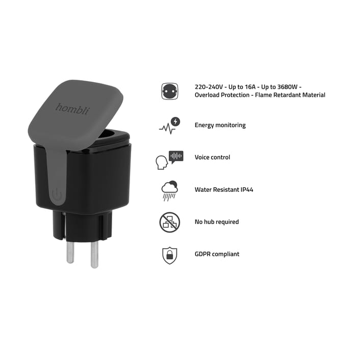 Hombli Outdoor Smart Socket 2-pack
