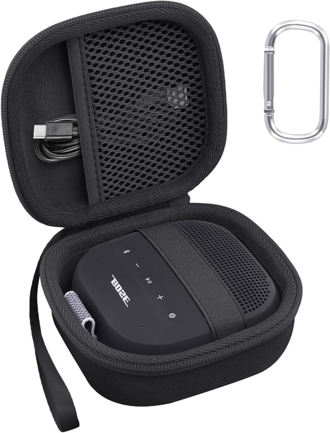 Duurzame Hard Shell Reiscase voor Draagbare Bluetooth Speaker - Bescherming, Schokbestendig, Compact en Lichtgewicht