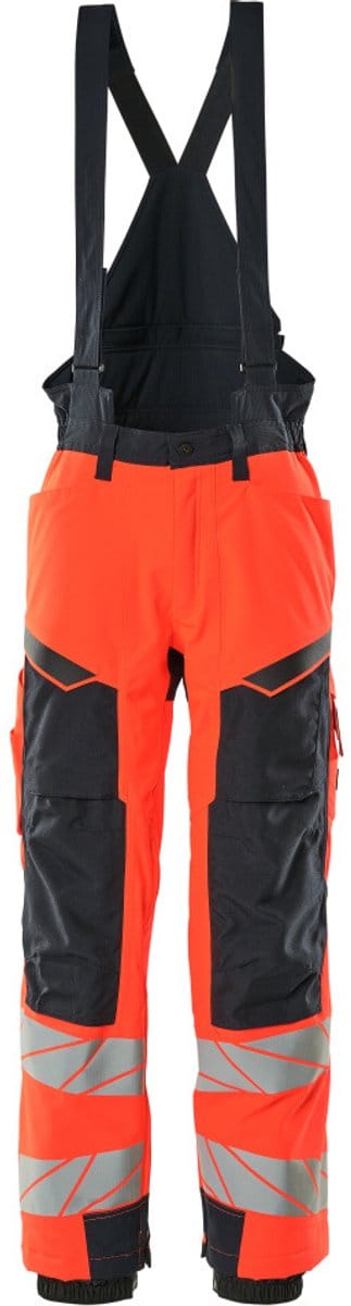 Mascot Accelerate Safe Winterbroek 19090-449 - hi-vis rood/donkermarine - 2XL