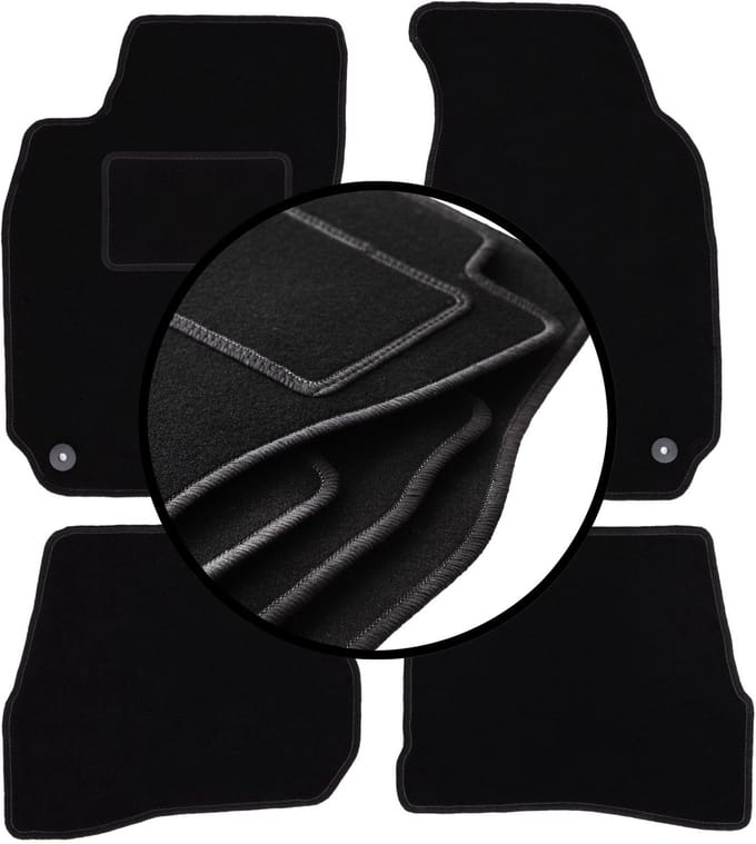 Complete set veloursmatten voor: Volkswagen Passat B5 sedan, stationwagen, variant (1996-2001)