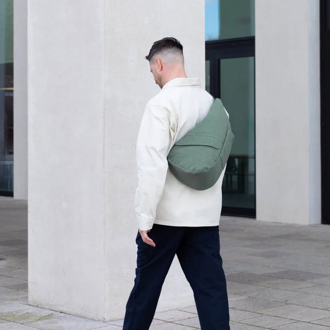 Healthy Back Bag Textured Nylon M Seagrass