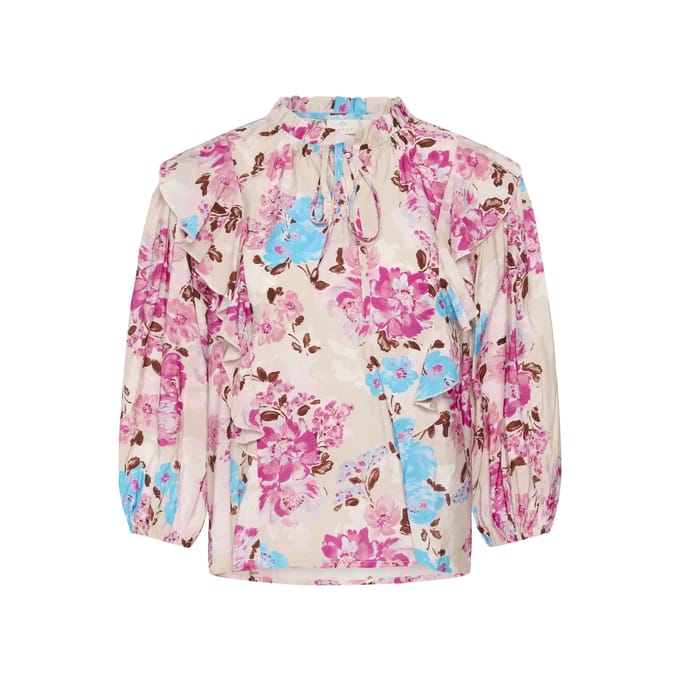 Damesblouse met lange mouwen KAFFE Haisley