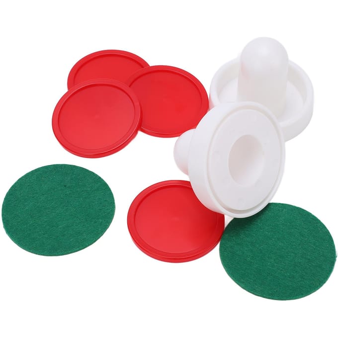 60mm Tafelhockey Pushers Set Ergonomisch Ontwerp Hockey Keepers Speltafels Accessoires red