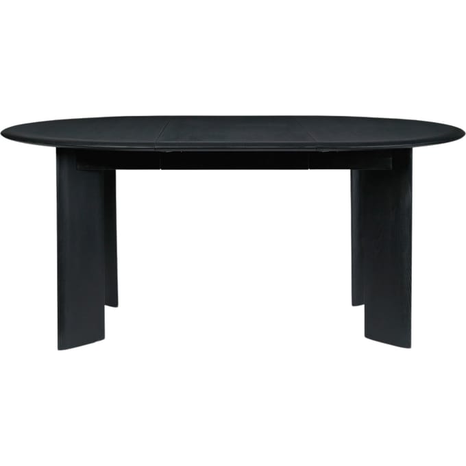 Ferm Living Bevel Tafel - zwart - 117 - 217 cm