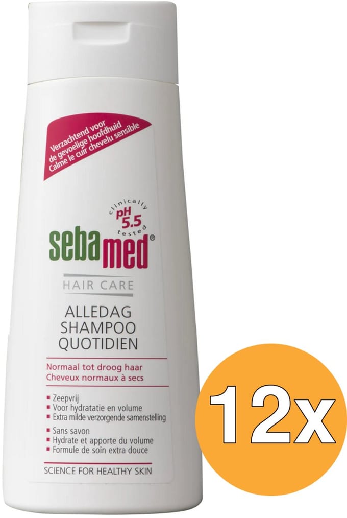 12x Sebamed Iedere dag shampoo (200 ml)