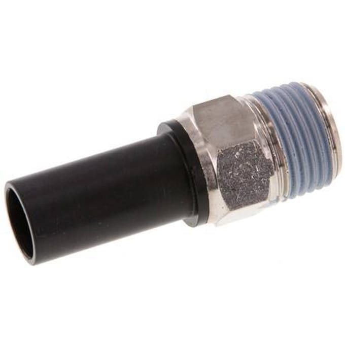 16mm x R1/2'' insteekfitting Messing/PA 66 Buitendraad NBR [2 Stuks]