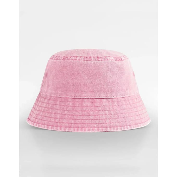 Junior Vintage Bucket Hat - Vintage Dusky Pink - M/L