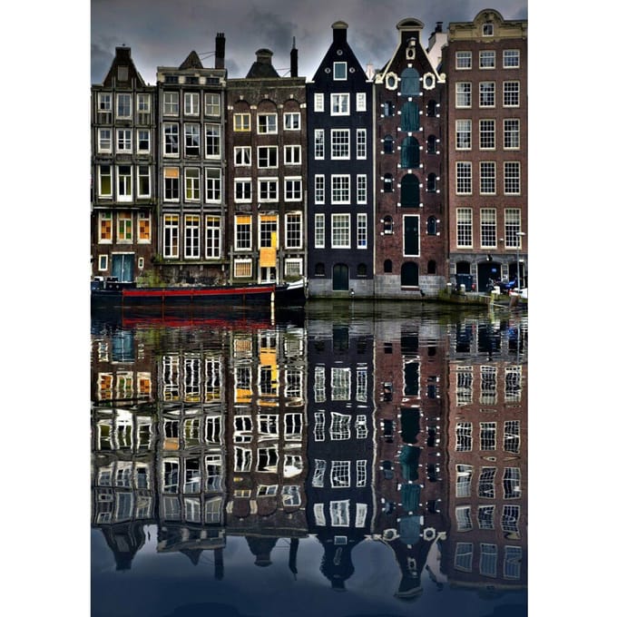 Enjoy Puzzle legpuzzel Amsterdam grachtenpanden - 1000 stukjes.
