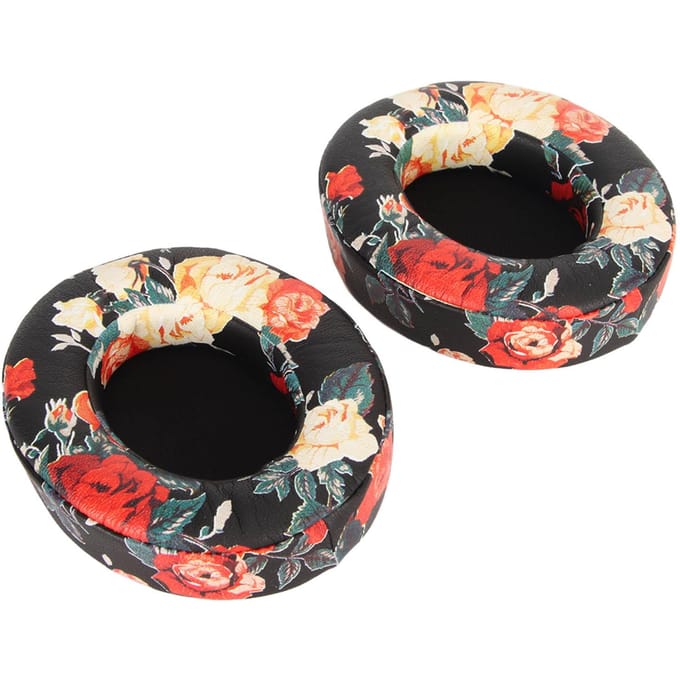 Vervangende Oorkussens Professioneel Zacht Eiwitleer Geluidsdicht Memory Foam Print Oorkussens voor Studio 2 Studio 3 zwart