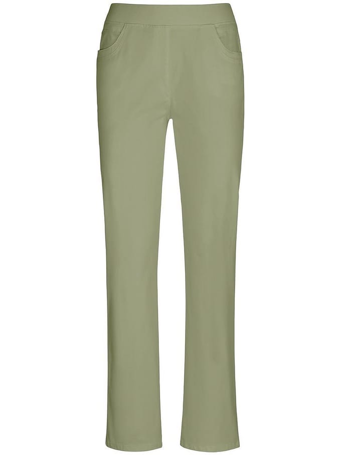 Comfort Plus-broek model Carina Fun Van Raphaela by Brax groen