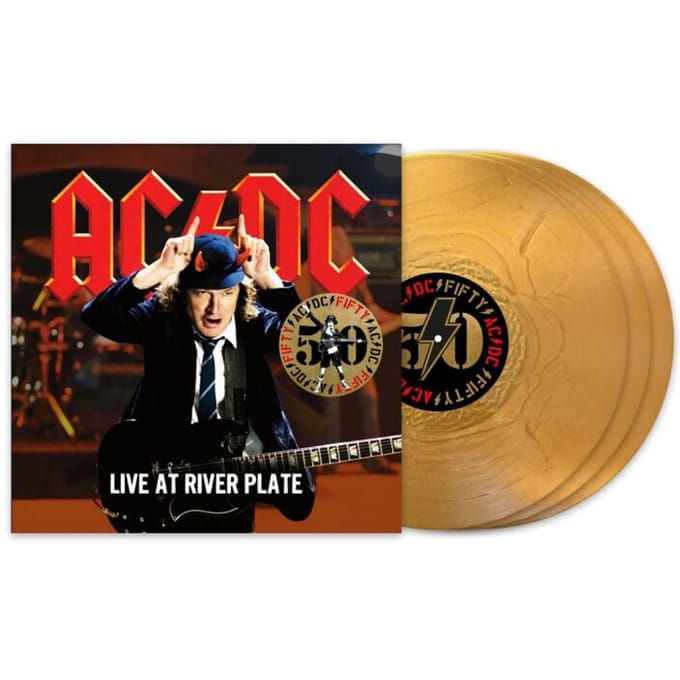 Live At River Plate (50th Anniversary Gold Color Vinyl) - Ac/dc