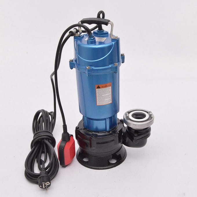 Afvalwaterpomp - Dompelpomp - Water Afvoeren - Krachtige Motor - 30000 L/U - Blauw