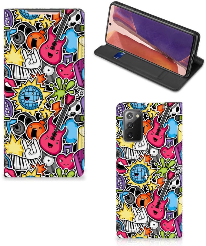 Samsung Galaxy Note20 Hippe Standcase Punk Rock
