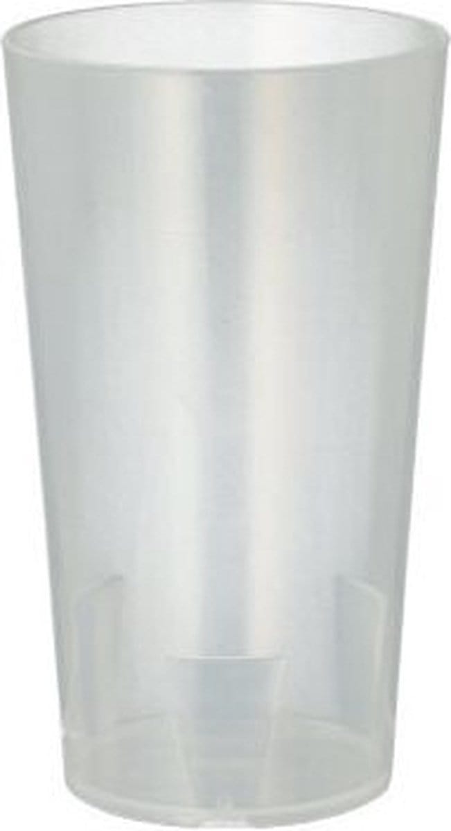 Hardcups bierbeker herbruikbaar PP 0,3 l Ø 7,8 cm · 11,8 cm onbreekbaar (40 stuks) extra stevig.