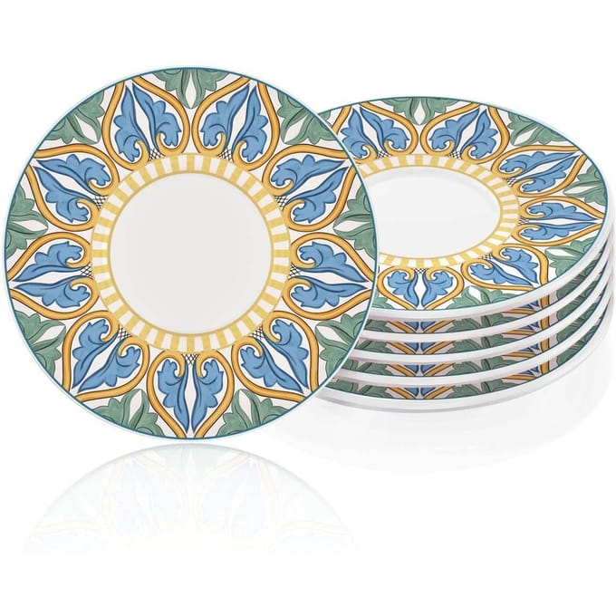 Set van 6 schotels Charm keramiek | Heritage
