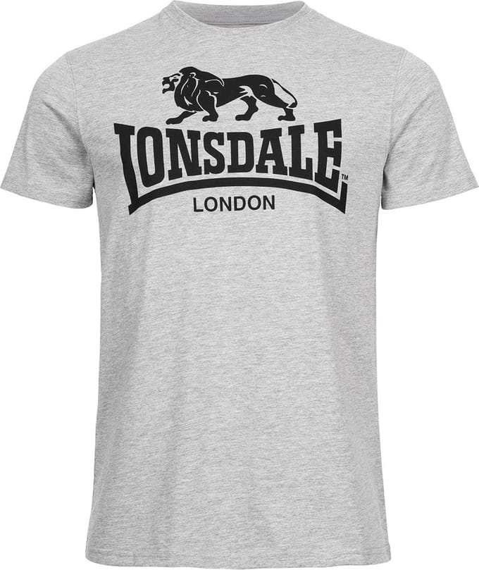Lonsdale Classic T-shirt Oud Logo Grijs - Maat: L