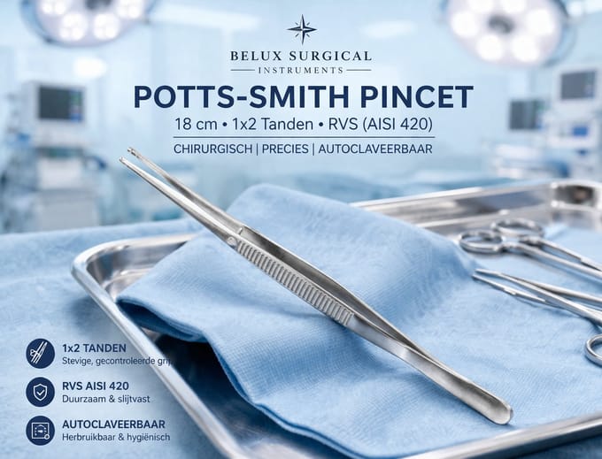 Belux Surgical Instruments / Potts Smith - 1*2 - 18 cm
